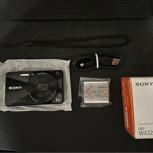 Sony Cyber-shot DSC-WX220 Compact Black Camera